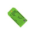 Box Packaging 2 Part Inspection Tags, "Repairable Or Rework", #5, 4-3/4"L x 2-3/8"W, Green, 500/Pack G21031